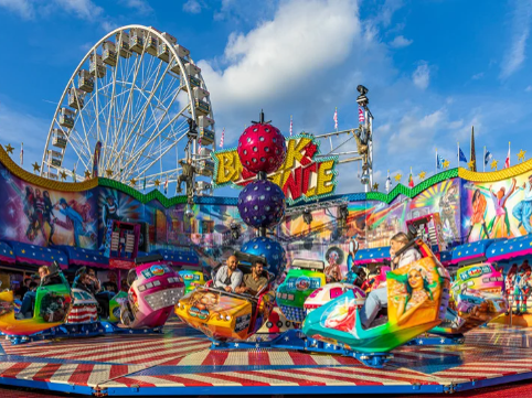 Seguro para un Gigant XXL atracción de feria