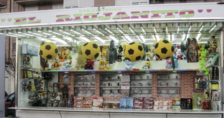 Seguros para las casetas de juego para la feria atracciones, lotería, bingo, carreras, dardos,  … Responsabilidad Civil