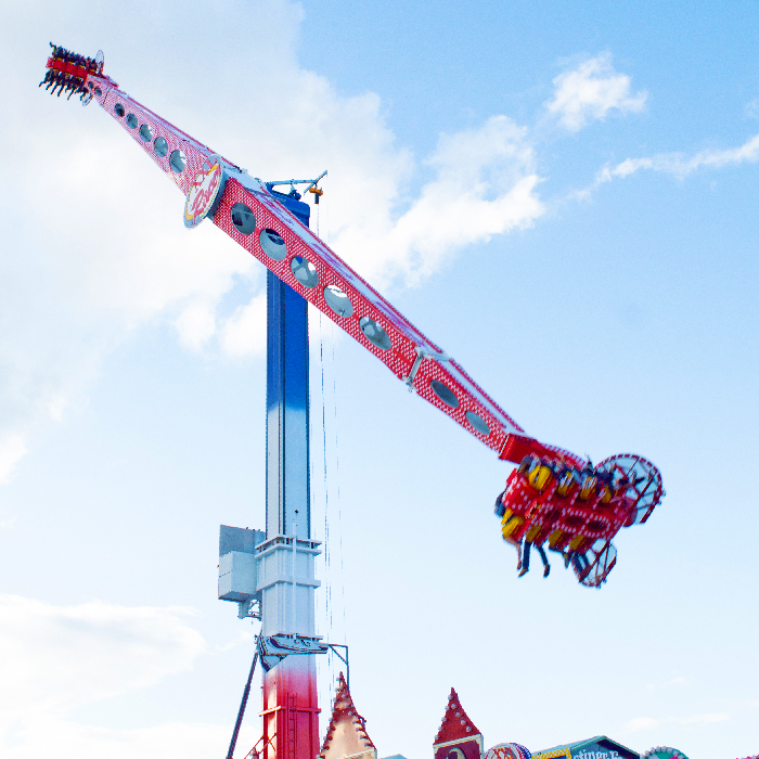 Seguro para un Gigant XXL atracción de feria